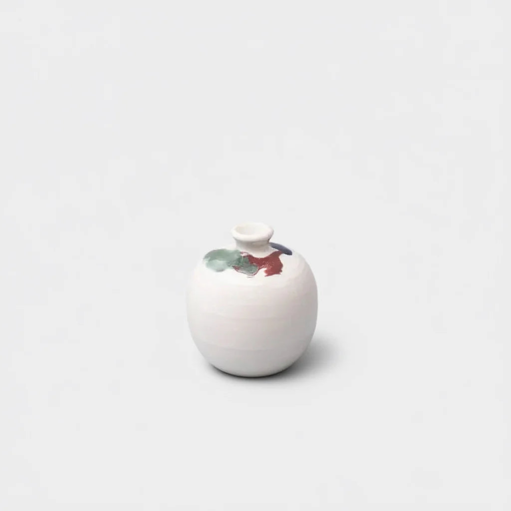 NAIBU - WHITE ROUND VASE