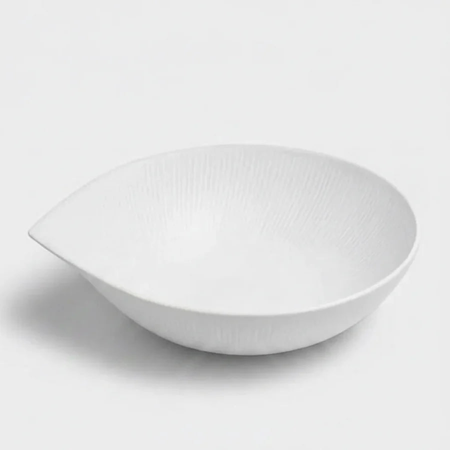 Naibu - Snow Leaf Serving Bowl