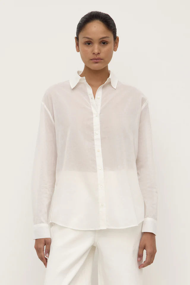 Assembly Label - Ida Long Sleeve Shirt - White