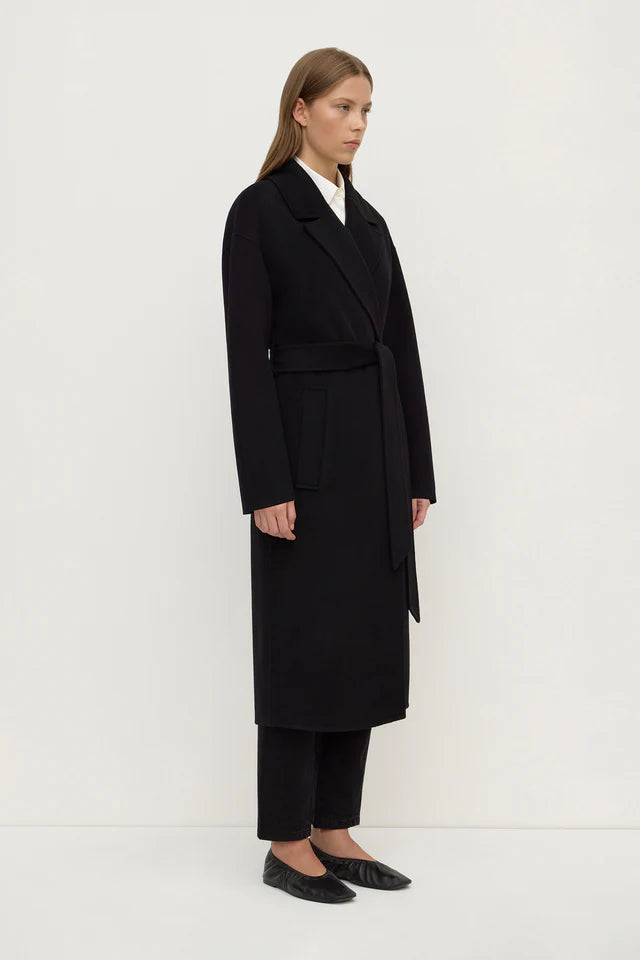 Assembly Label - Ivy Wool Coat - Black