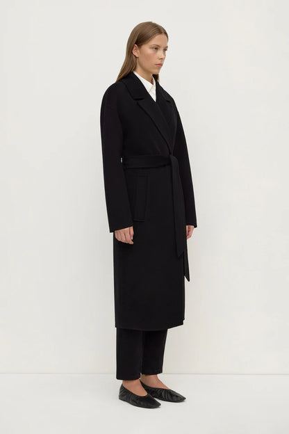 Assembly Label - Ivy Wool Coat - Black