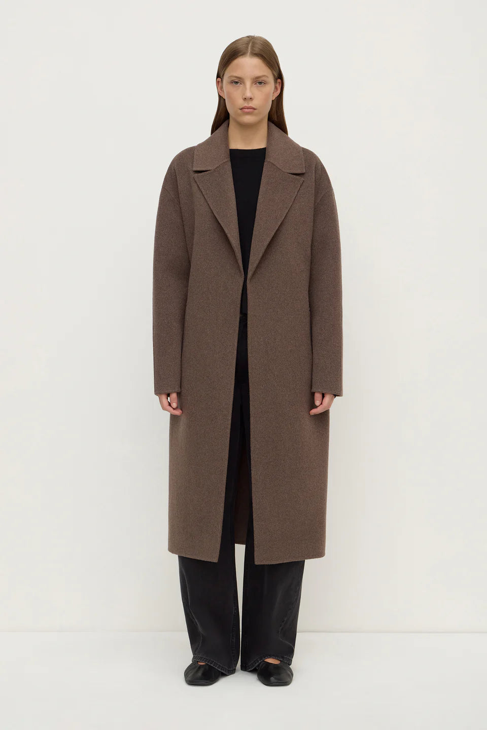 Assembly Label - Ivy Wool Coat - Cocoa Marle