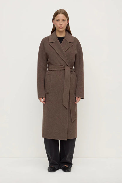 Assembly Label - Ivy Wool Coat - Cocoa Marle