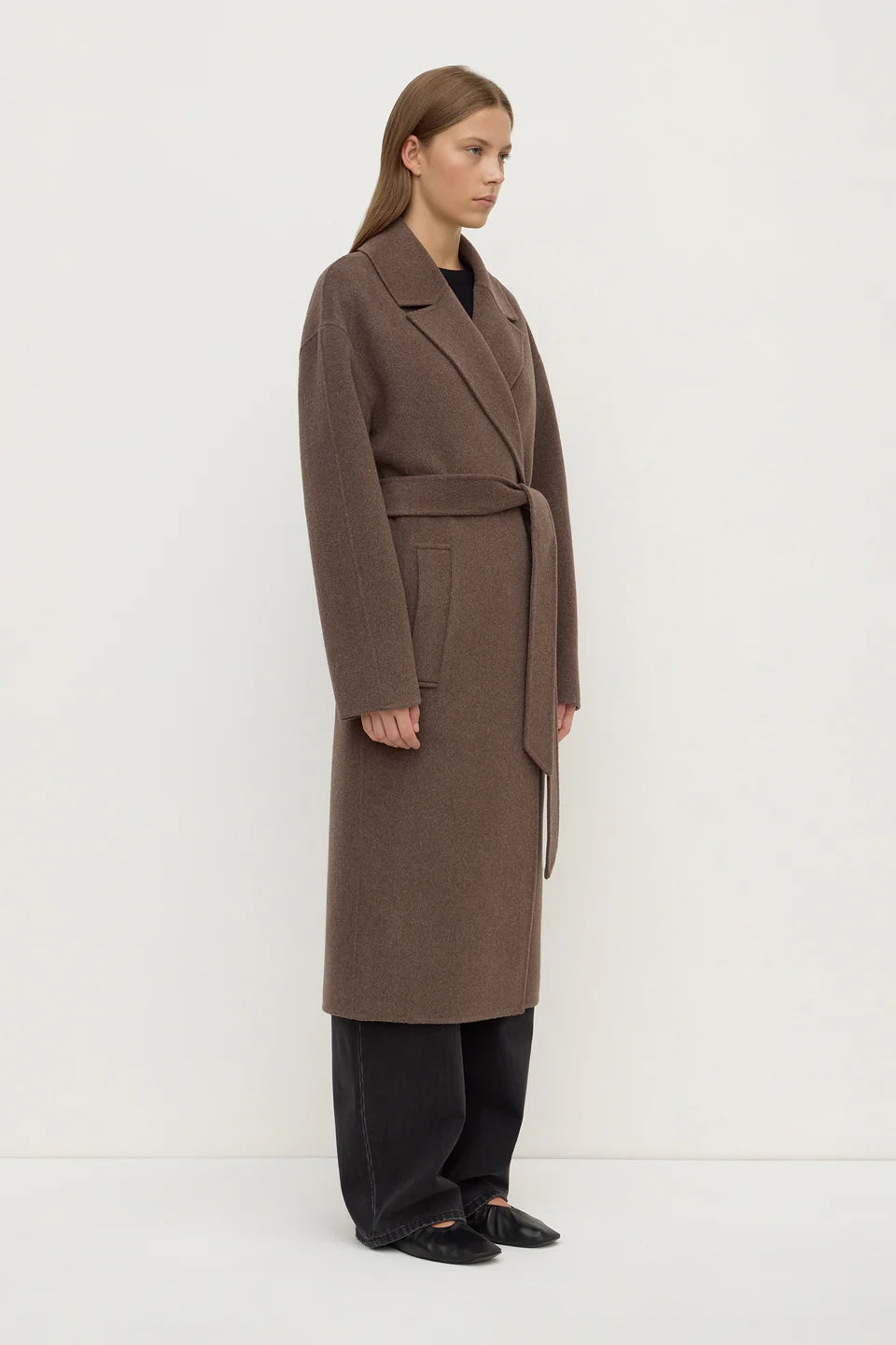 Assembly Label - Ivy Wool Coat - Cocoa Marle