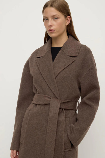 Assembly Label - Ivy Wool Coat - Cocoa Marle