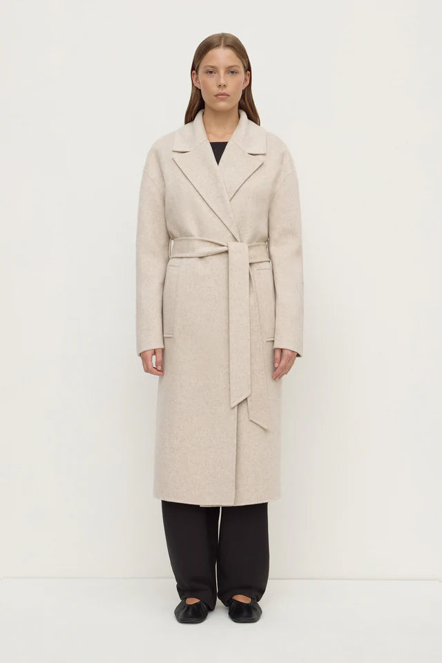 Assembly Label - Ivy Wool Coat - Oat Marle