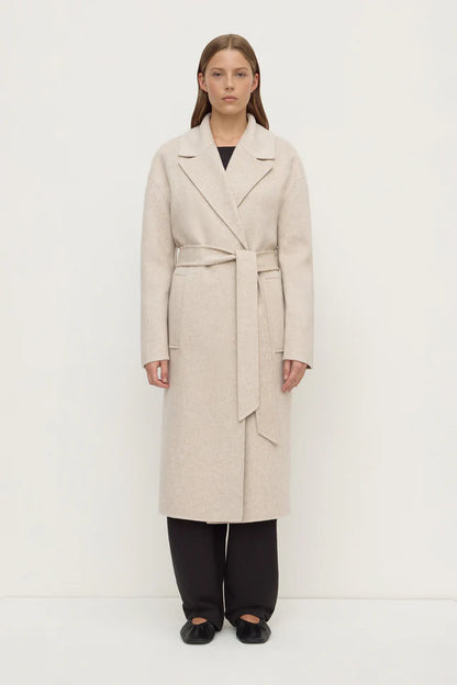Assembly Label - Ivy Wool Coat - Oat Marle