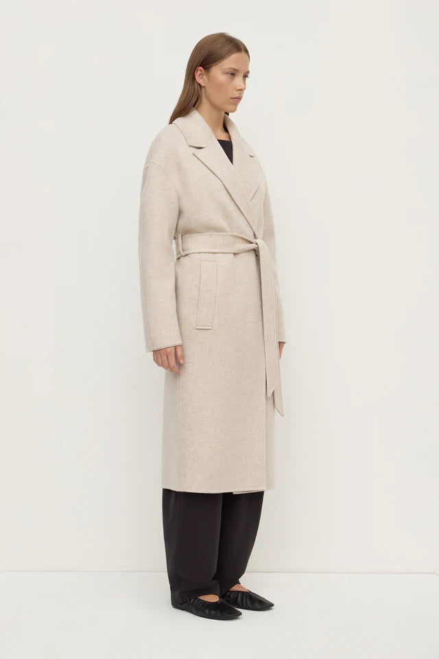Assembly Label - Ivy Wool Coat - Oat Marle