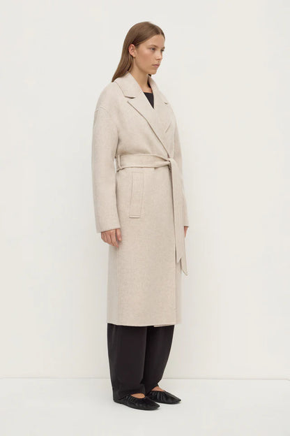 Assembly Label - Ivy Wool Coat - Oat Marle