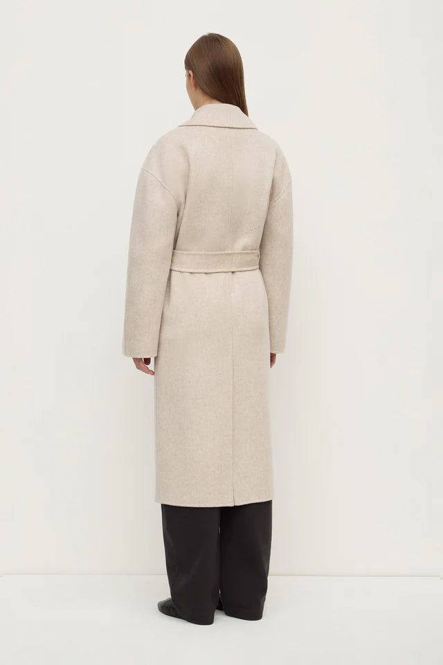 Assembly Label - Ivy Wool Coat - Oat Marle
