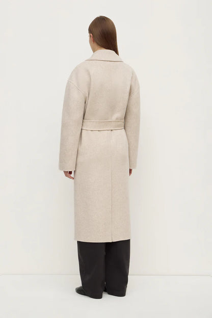 Assembly Label - Ivy Wool Coat - Oat Marle