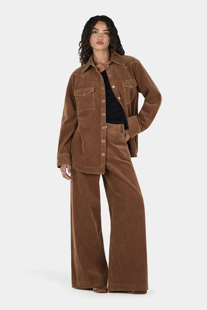 Hansen &amp; Gretel - Jackson Cord Shirt - Tan