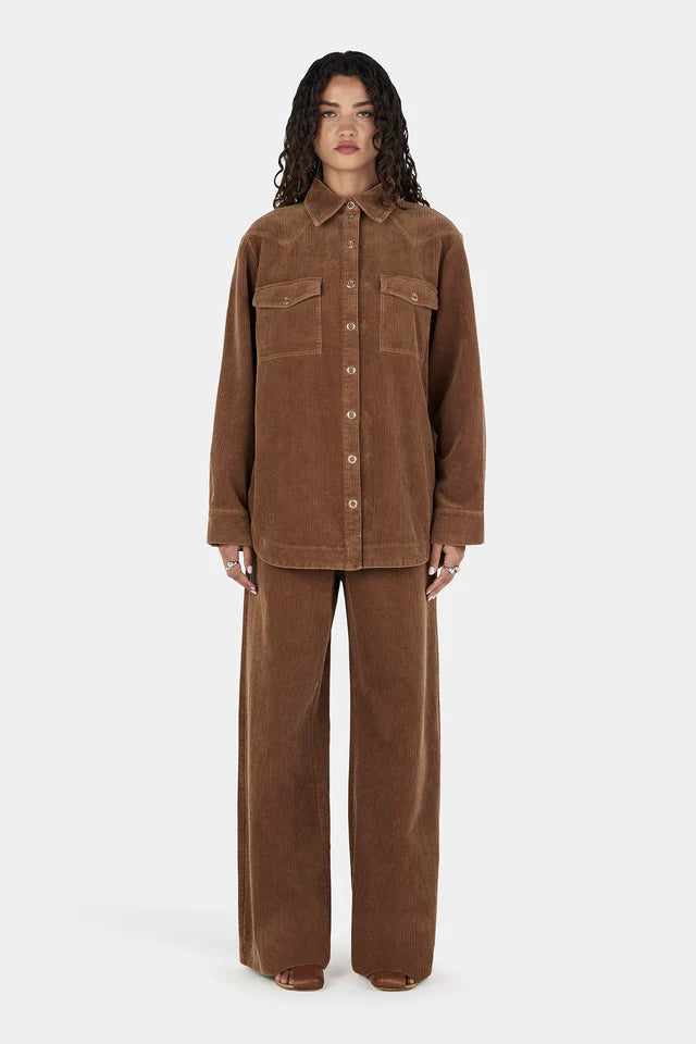 Hansen &amp; Gretel - Jackson Cord Shirt - Tan