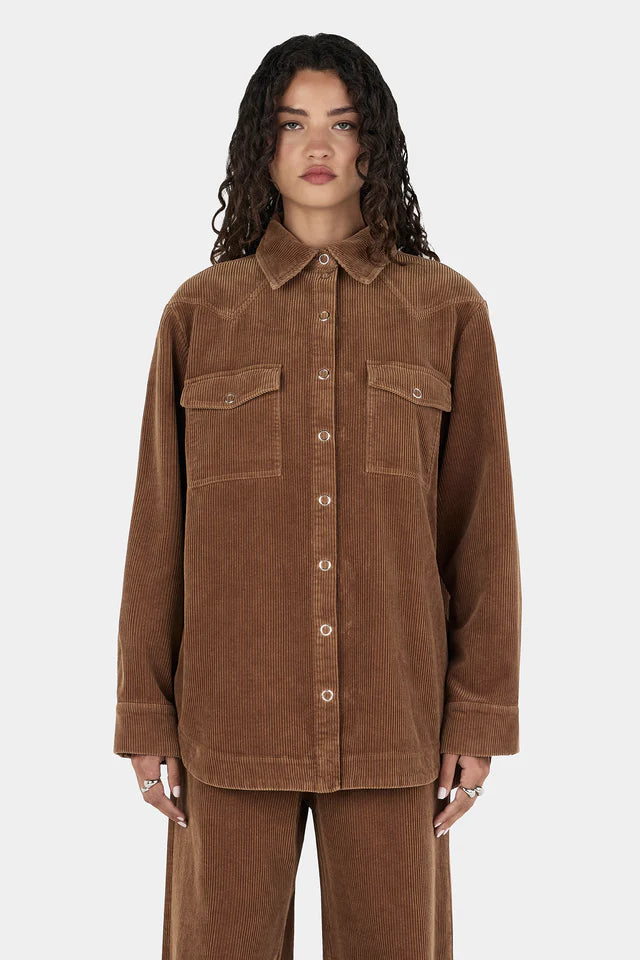 Hansen &amp; Gretel - Jackson Cord Shirt - Tan