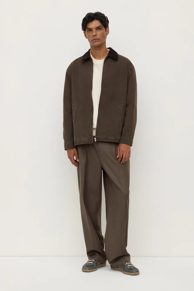 Assembly Label - Joey Cotton Jacket - Espresso
