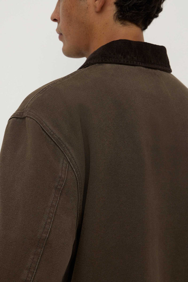 Assembly Label - Joey Cotton Jacket - Espresso