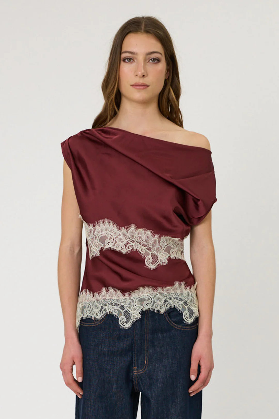 Remain - Lara Top - Pomegranate