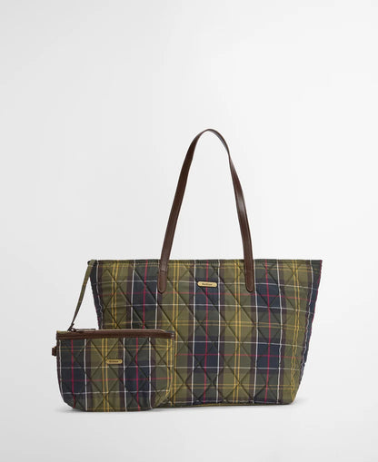 BARBOUR - WETHERHAM QUILTED TARTAN BAG
