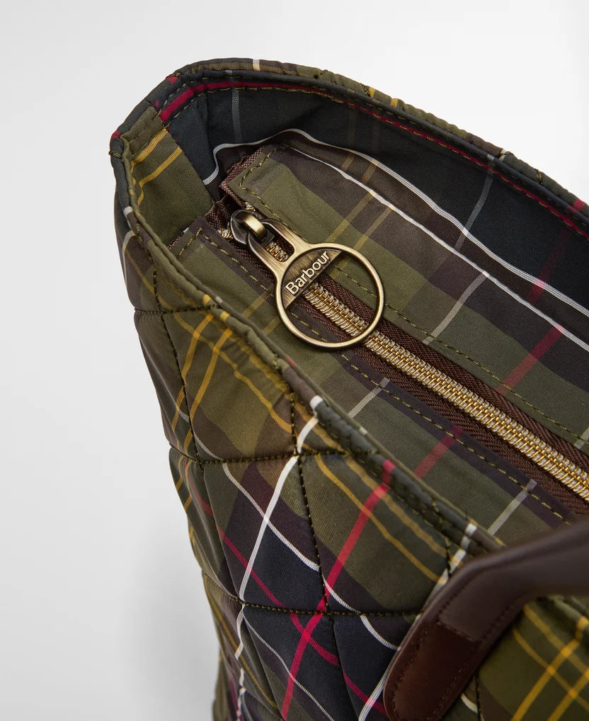 BARBOUR - WETHERHAM QUILTED TARTAN BAG