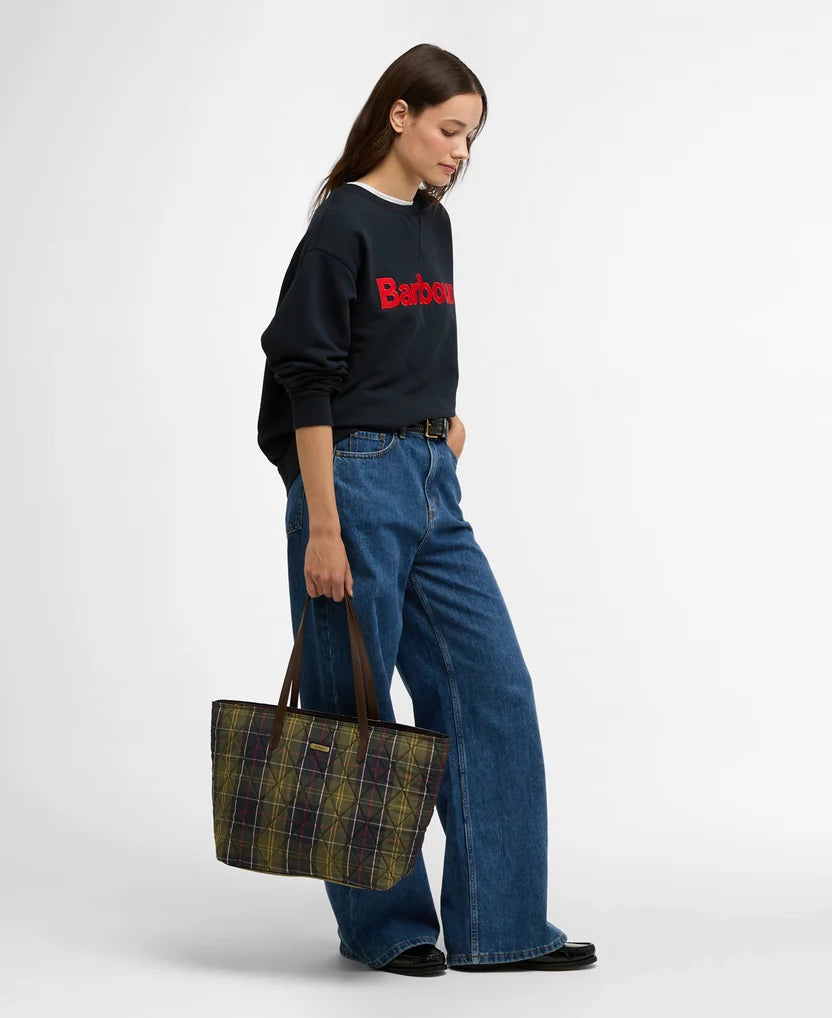 BARBOUR - WETHERHAM QUILTED TARTAN BAG