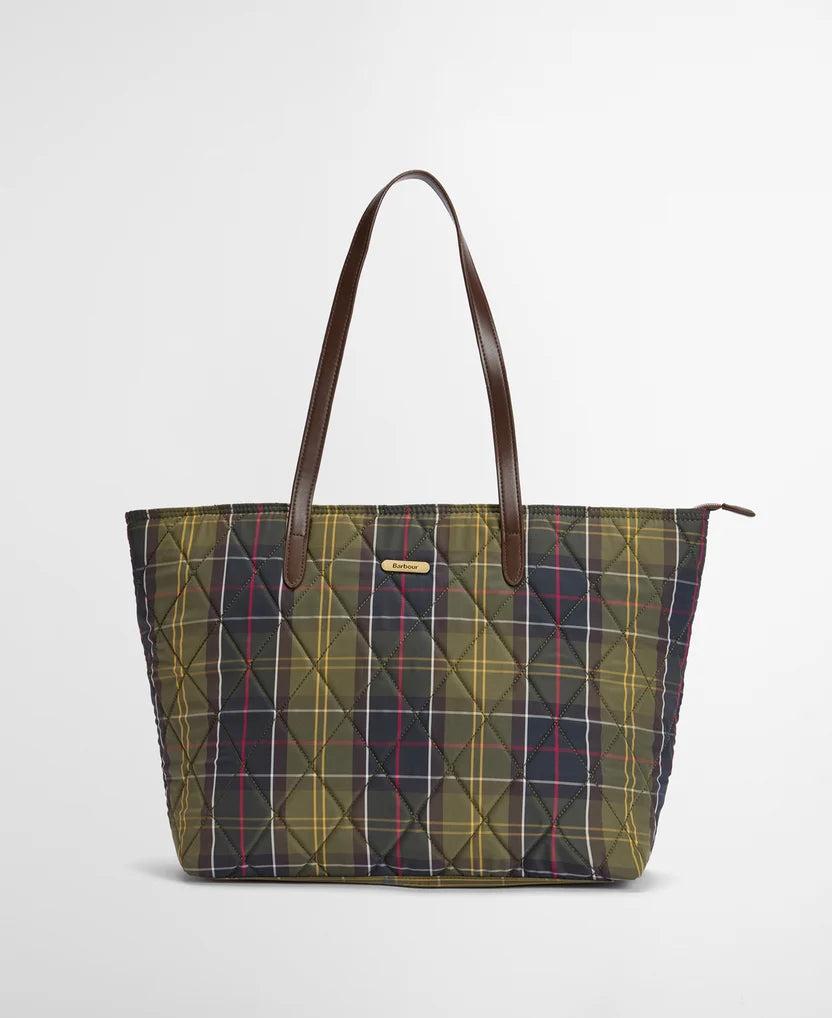 BARBOUR - WETHERHAM QUILTED TARTAN BAG