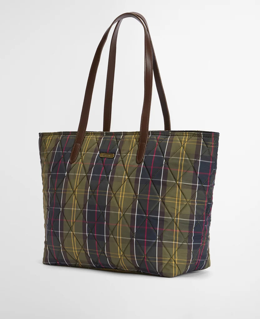 BARBOUR - WETHERHAM QUILTED TARTAN BAG