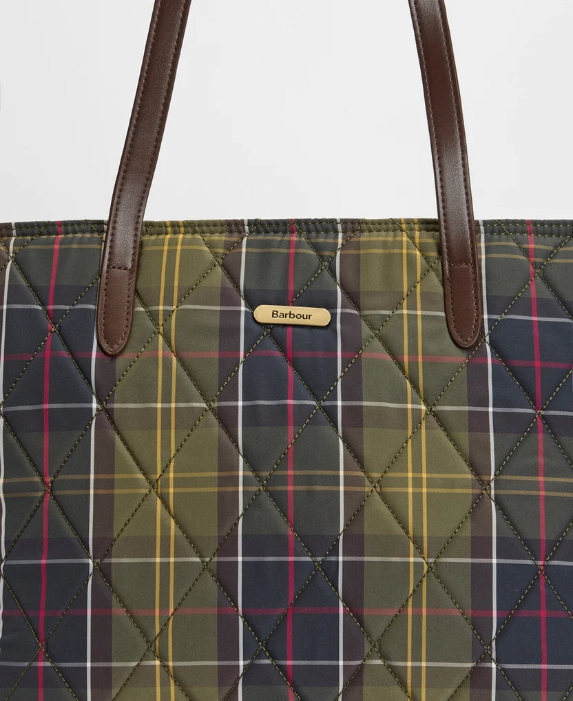 BARBOUR - WETHERHAM QUILTED TARTAN BAG