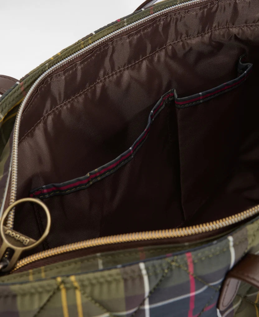 BARBOUR - WETHERHAM QUILTED TARTAN BAG
