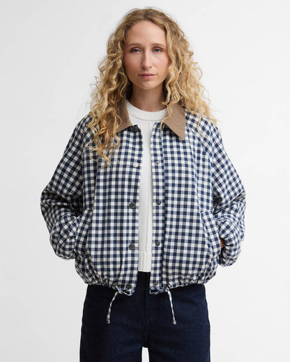 Barbour - Ovingham Casual Jacket - Gingham Navy/Neutral