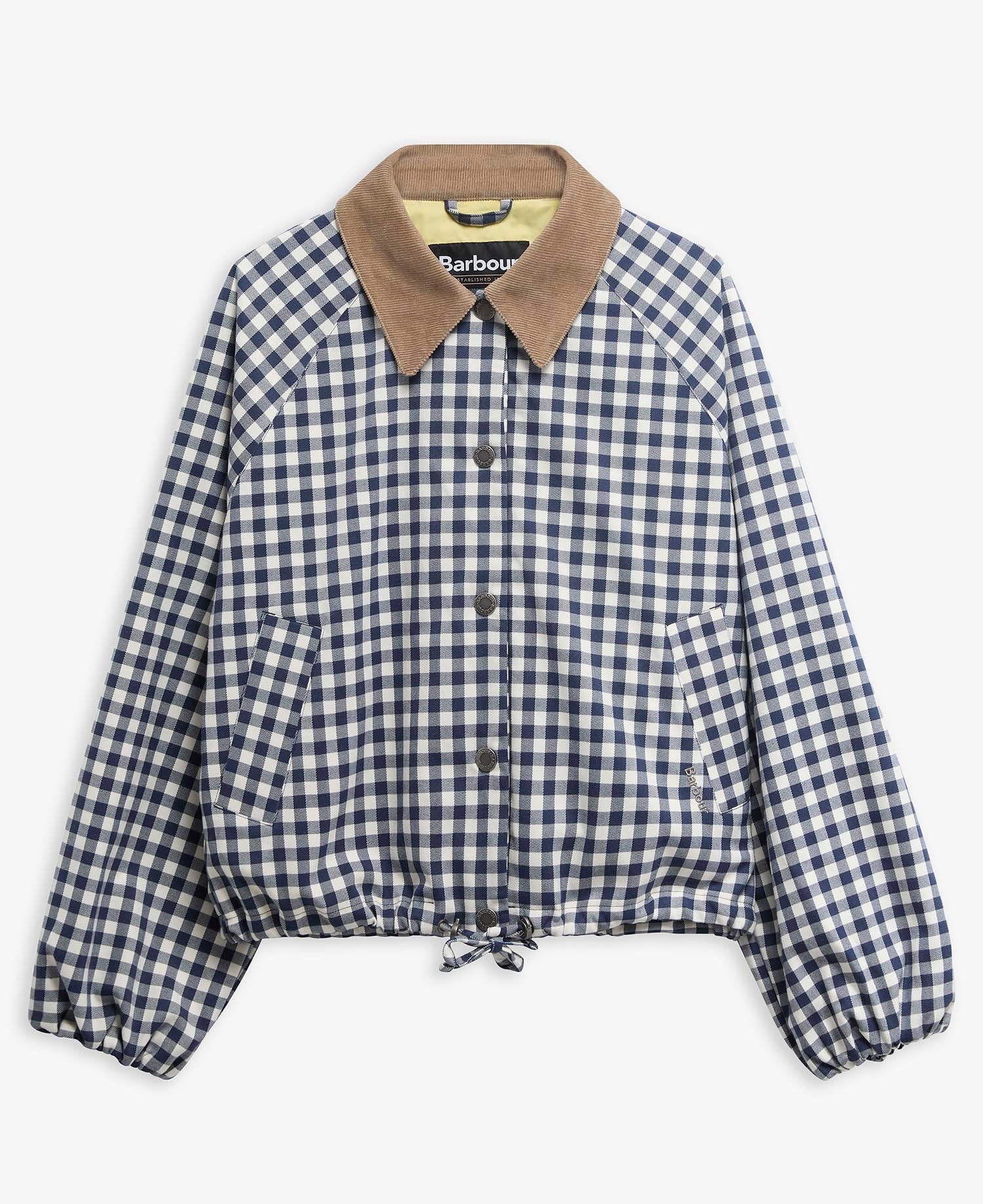 Barbour - Ovingham Casual Jacket - Gingham Navy/Neutral