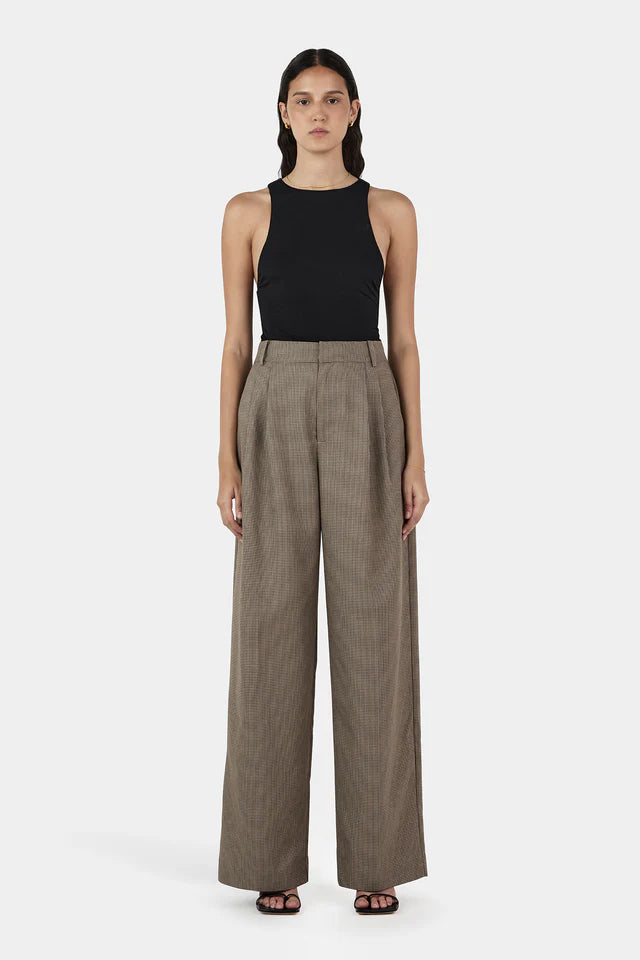 Hansen &amp; Gretel - Hamilton Suit Pant - Chestnut