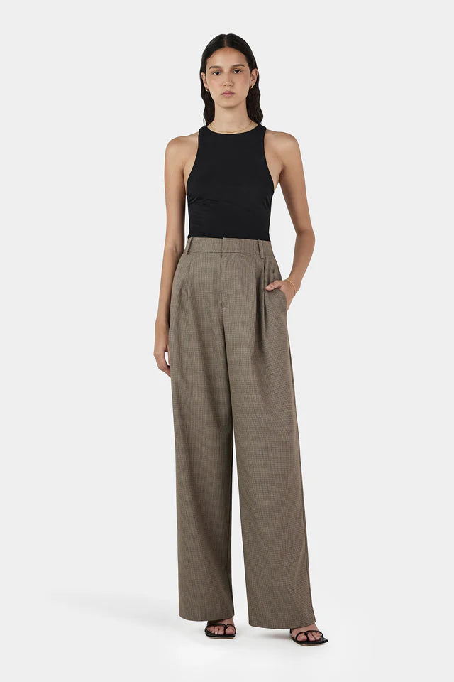 Hansen &amp; Gretel - Hamilton Suit Pant - Chestnut