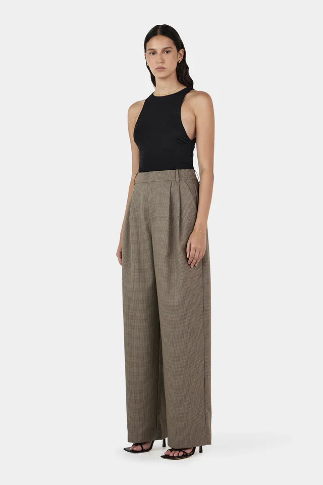 Hansen &amp; Gretel - Hamilton Suit Pant - Chestnut