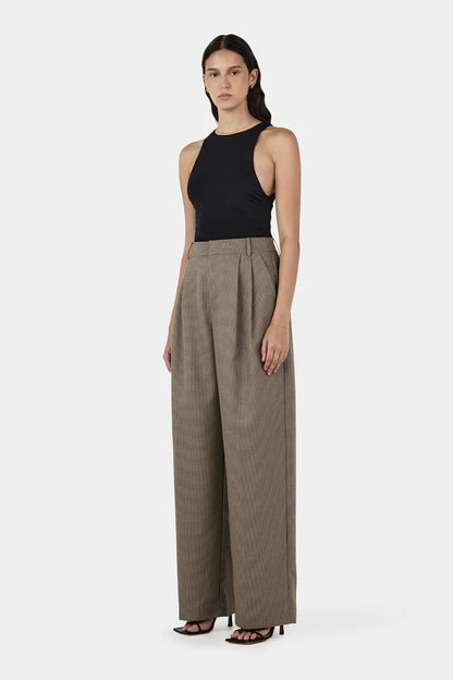 Hansen &amp; Gretel - Hamilton Suit Pant - Chestnut