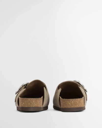 Barbour - Kyra Closed Toe Sandal - Taupe Suede