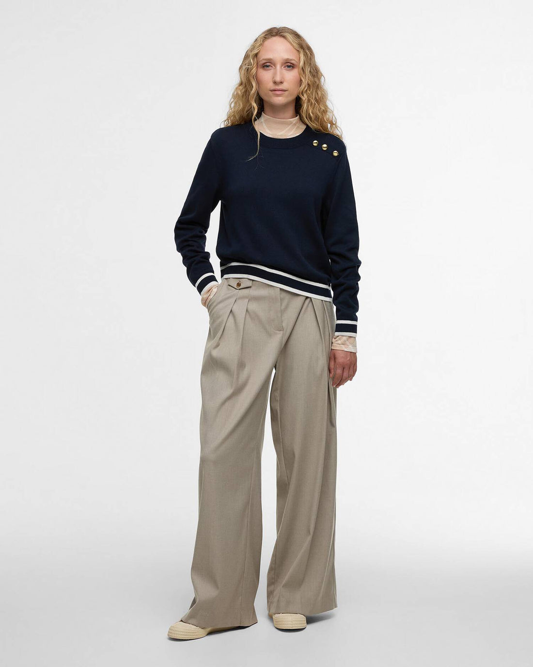 Barbour - Avery Kintted Jumper - Navy