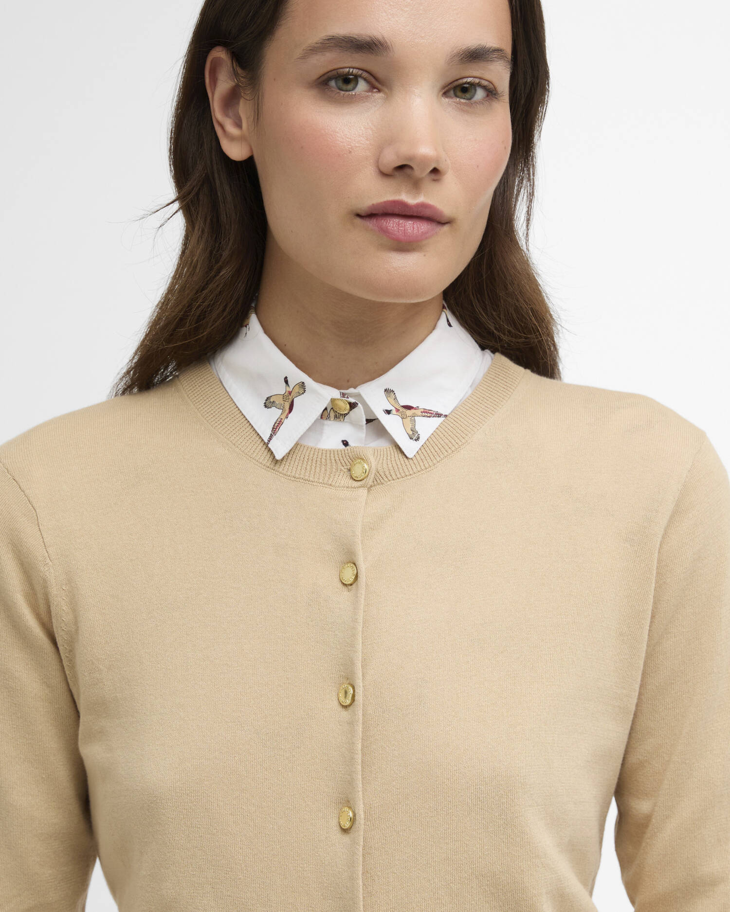 Barbour - Wisteria Knitted Cardigan - Safari
