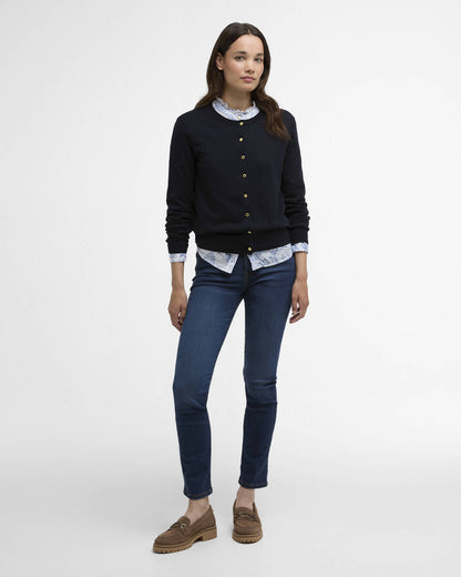 Barbour - Wisteria Knitted Cardigan - Navy