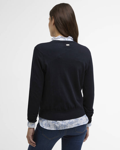 Barbour - Wisteria Knitted Cardigan - Navy