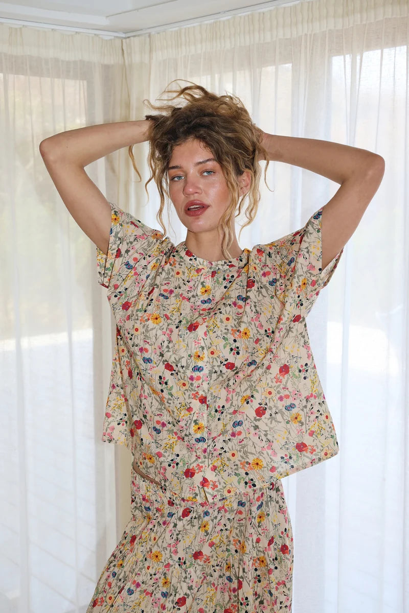 LOLLYS LAUNDRY - MYA SHIRT - FLOWER PRINT