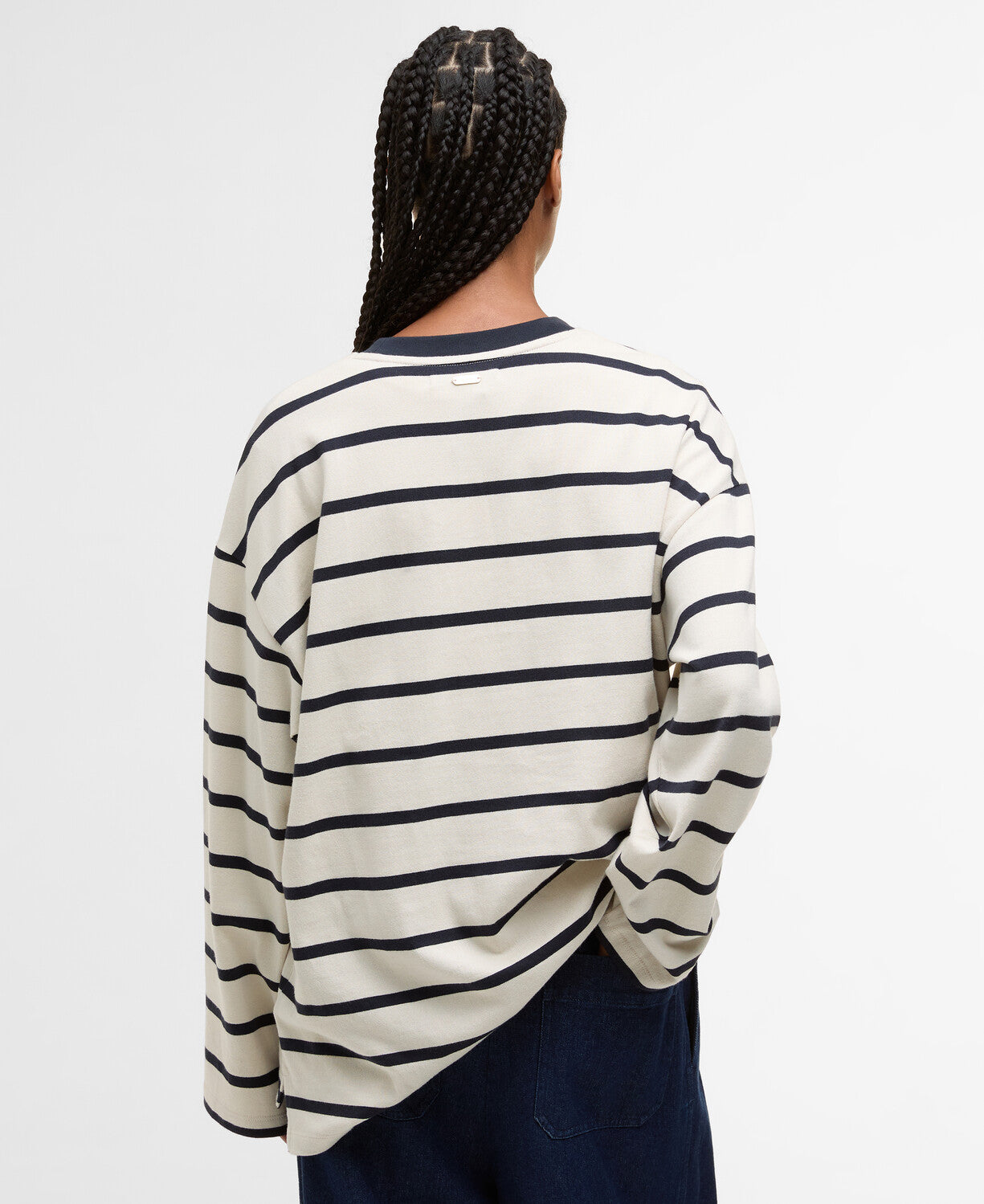Barbour - Maeve Top - Ecru/Dark Navy Stripe