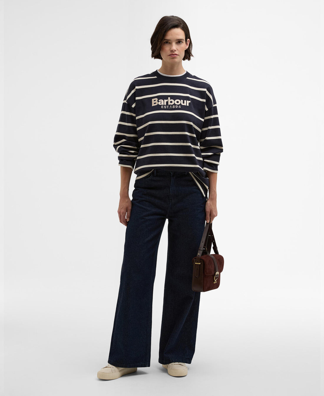 Barbour - Maeve Top - Dark Navy/Ecru Stripe