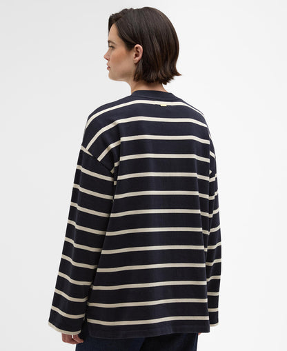 Barbour - Maeve Top - Dark Navy/Ecru Stripe