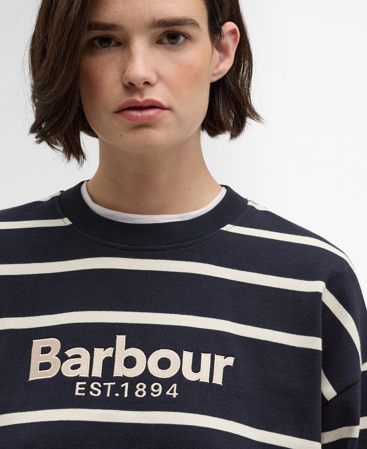 Barbour - Maeve Top - Dark Navy/Ecru Stripe