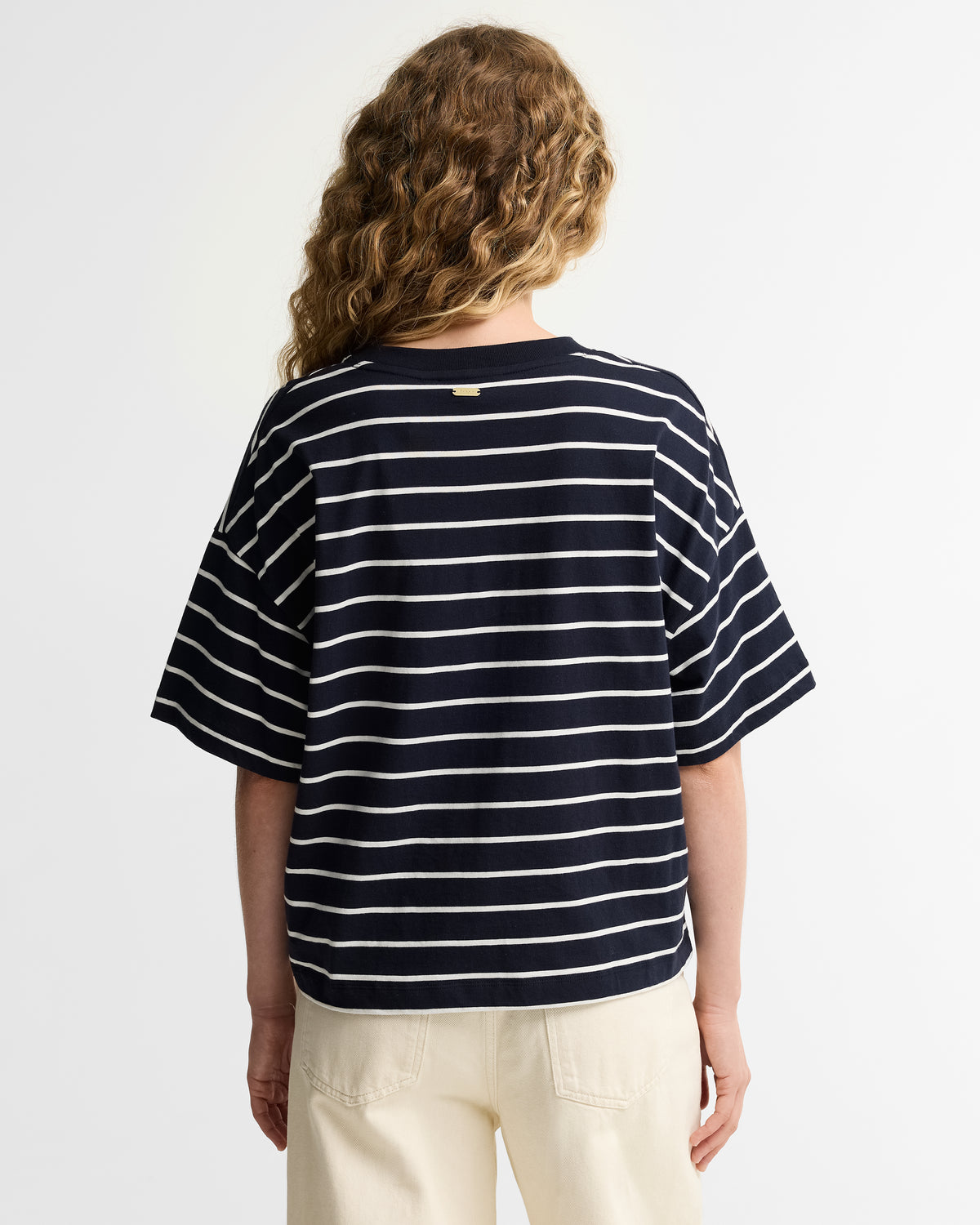 BARBOUR - AMBLESIDE STRIPED TOP - NAVY/CLOUD