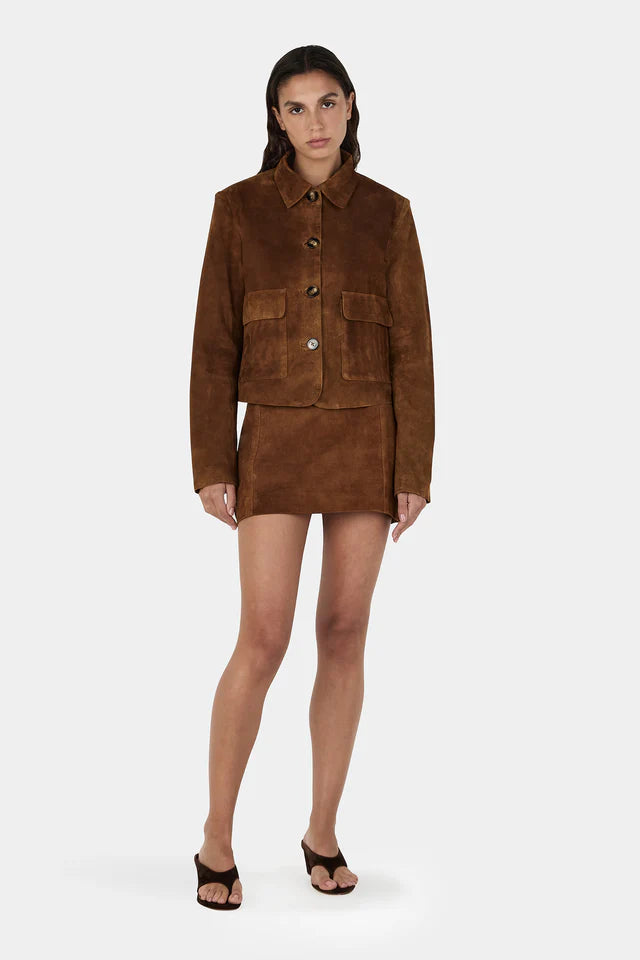 Hansen &amp; Gretel -  Logan Suede Coat