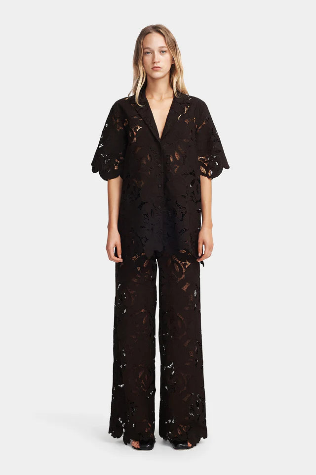 Hansen &amp; Gretel - Lotus Lace Pant - Black