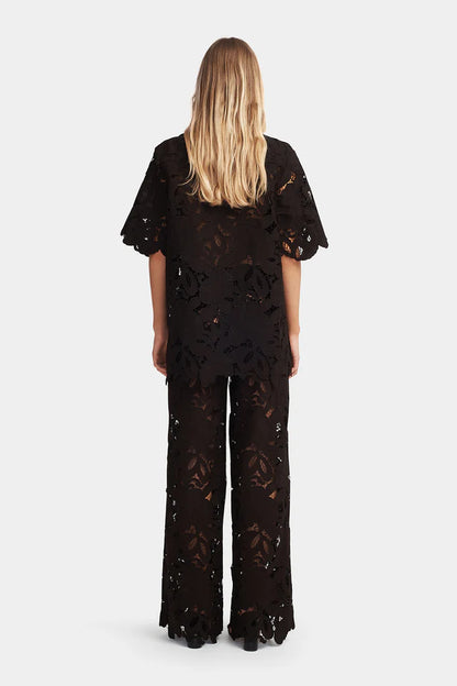 Hansen &amp; Gretel - Lotus Lace Pant - Black