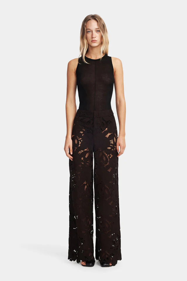 Hansen &amp; Gretel - Lotus Lace Pant - Black