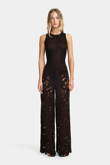 Hansen &amp; Gretel - Lotus Lace Pant - Black